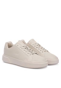 Calvin Klein Sneakersy Chunky Cupsole Laceup Lth Wn YW0YW01947 Écru. Materiał: skóra #4