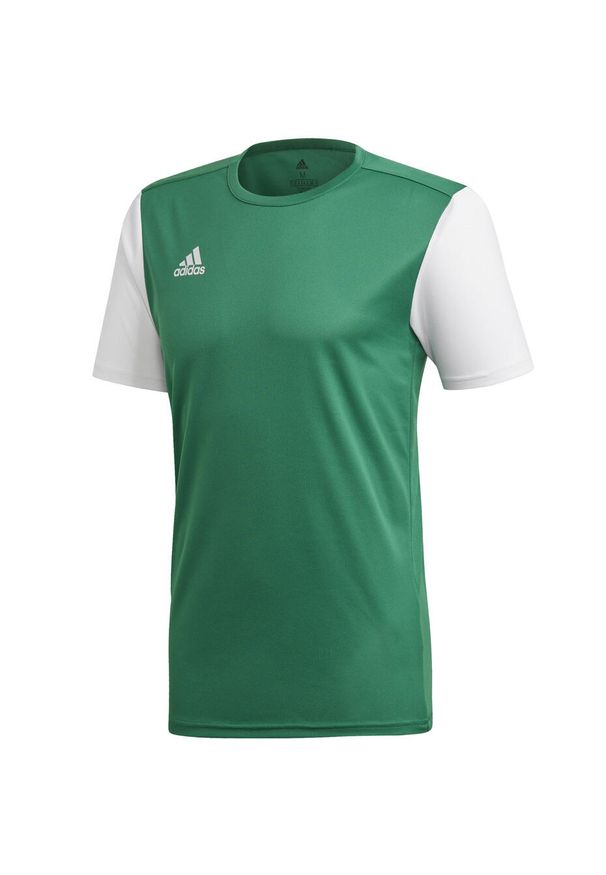 Adidas - Koszulka piłkarska męska adidas Estro 19 Jersey. Kolor: zielony, wielokolorowy, biały. Materiał: jersey. Sport: piłka nożna