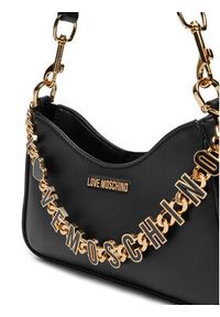Love Moschino - LOVE MOSCHINO Torebka JC4070PP1ML1300A Czarny. Kolor: czarny. Materiał: skórzane #4
