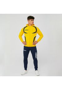 LEGEA - Komplet sportowy TUNISIA BOGOTA rozmiar dziecięcy. Okazja: na uczelnię. Kolor: żółty. Materiał: dresówka. Wzór: haft. Styl: sportowy #1