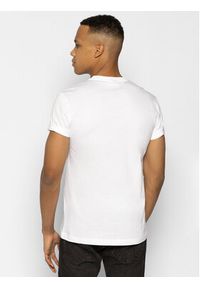 Calvin Klein T-Shirt Front Logo K10K104063 Biały Regular Fit. Kolor: biały. Materiał: bawełna #2