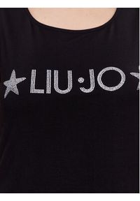 Liu Jo Beachwear Top VA3100 J5360 Czarny Regular Fit. Kolor: czarny. Materiał: wiskoza