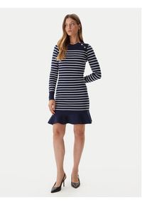 Guess Sukienka dzianinowa W5BK47 Z0422 Granatowy Regular Fit. Kolor: niebieski. Materiał: syntetyk #4