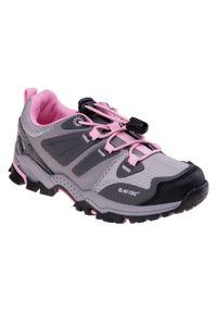 Hi-tec - Trenerzy Hagas Dla Dziewcząt. Okazja: na spacer. Kolor: różowy. Sport: turystyka piesza #1