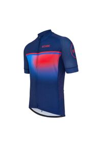 KEADA SPORTS - Damska koszulka kolarska z krótkim rękawem – Jekyll Two. Kolor: czerwony, wielokolorowy, niebieski. Długość rękawa: krótki rękaw. Długość: krótkie. Sport: kolarstwo