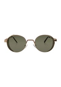 Urban Classics - Okulary Przeciwsłoneczne Unisex Dla Dorosłych Okrąg Sicily. Kolor: brązowy, żółty, wielokolorowy