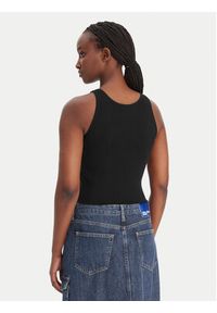 Karl Lagerfeld Jeans Top B1W18024 Czarny Slim Fit. Kolor: czarny. Materiał: syntetyk #3