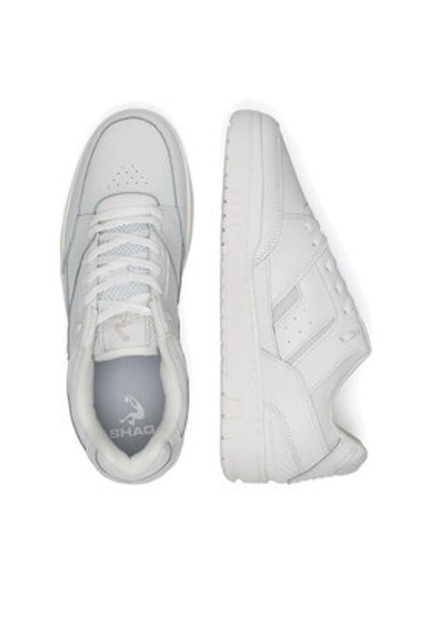 Shaq Sneakersy BREAKER LOW AQ95014M-W Biały. Kolor: biały. Materiał: skóra