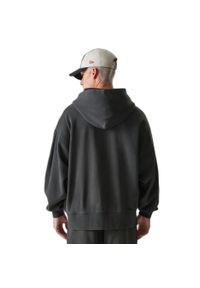 New Era - Bluza z kapturem Chicago Bulls z pełnym zamkiem Washed. Typ kołnierza: kaptur. Kolor: szary. Sport: koszykówka #2