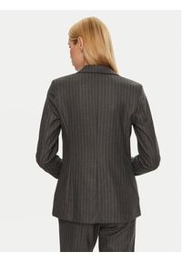 Maryley Marynarka 24IB187/M11 Szary Regular Fit. Kolor: szary. Materiał: elastan, wiskoza #5