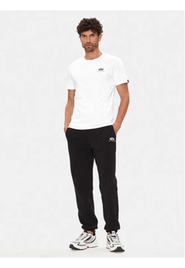 Alpha Industries Komplet 2 t-shirtów 258500 Czarny Regular Fit. Kolor: czarny. Materiał: bawełna
