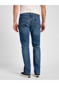 Lee - LEE MĘSKIE SPODNIE JEANSOWE WEST BLUE ABYSS 112355827 L70W008561