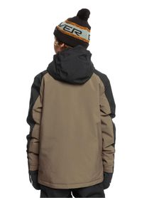 Quiksilver - Kurtka śniegowa techniczna dla Chłopcy MISSION BLOCK Brązowy. Kolor: brązowy. Materiał: poliester. Sezon: zima. Sport: narciarstwo