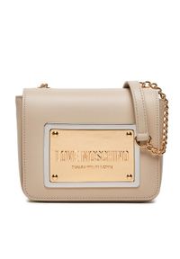 Love Moschino - LOVE MOSCHINO Torebka JC4357PP0IK1211A Beżowy. Kolor: beżowy. Materiał: skórzane