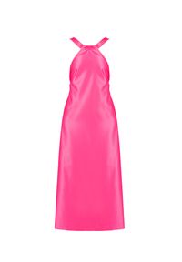 Pinko Sukienka "Livingstone" | 100981 A0QR | Kobieta | Różowy. Kolor: różowy. Materiał: poliester, elastan. Wzór: aplikacja. Sezon: lato. Styl: elegancki. Długość: maxi #4