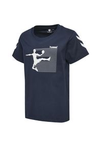 Koszulka sportowa Hummel T-shirt HMLKEVYNC. Kolor: niebieski. Sport: koszykówka