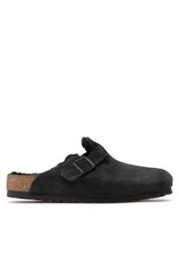 Birkenstock Klapki Boston Vl/Sheraling 0259881 Czarny. Kolor: czarny. Materiał: zamsz, skóra #2
