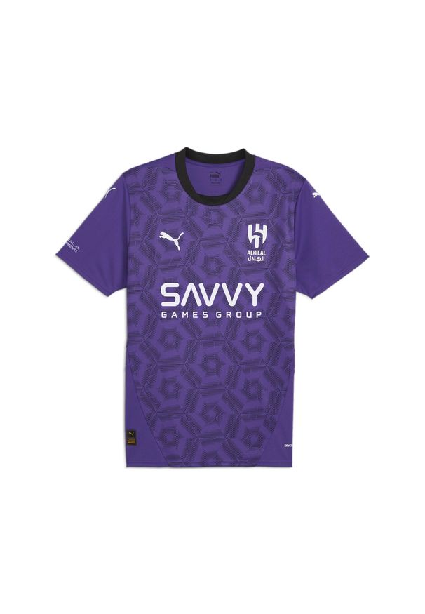Puma - Męska koszulka Al Hilal Saudi F.C. 24/25 PUMA Team Violet Black Purple. Kolor: fioletowy, wielokolorowy, czarny. Sport: piłka nożna