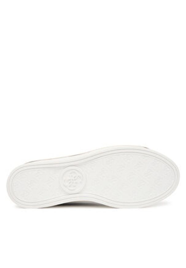 Guess Sneakersy FLTSS3 FAL12 Brązowy. Kolor: brązowy. Materiał: skóra