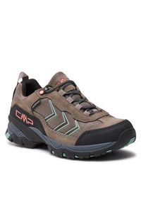 CMP Trekkingi Melnick Low Wmn Trekking Wp 3Q19656 Brązowy. Kolor: brązowy. Materiał: skóra, zamsz #6