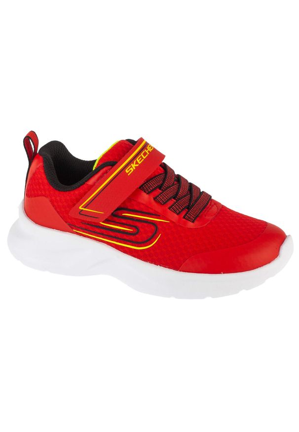 skechers - Buty sportowe Sneakersy chłopięce, Dynamatic - Swift Tread. Kolor: czerwony. Model: Skechers Sport. Sport: turystyka piesza