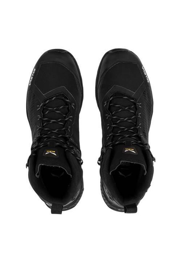 Buty trekkingowe męskie Salewa Pedroc Pro Mid Ptx. Wysokość cholewki: za kostkę. Kolor: czarny. Materiał: materiał, syntetyk. Szerokość cholewki: normalna