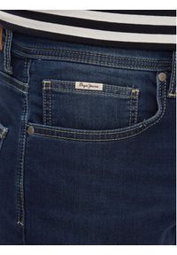 Pepe Jeans Szorty jeansowe Slim Gymdigo Short PM801075DP4 Niebieski Slim Fit. Kolor: niebieski. Materiał: bawełna