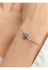 Guess Bransoletka Lovely Guess JUBB03 036JW Srebrne rodowanie. Materiał: metalowe. Kolor: srebrny #5