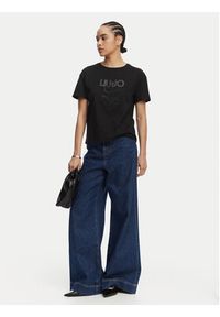 Liu Jo T-Shirt WA6238 JS923 Czarny Regular Fit. Kolor: czarny. Materiał: bawełna #4
