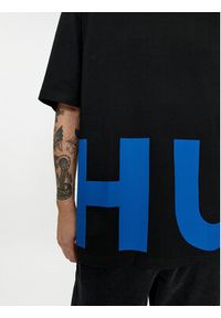 Hugo T-Shirt Nannavaro 50509840 Czarny Oversize. Kolor: czarny. Materiał: bawełna #3