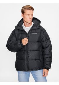 columbia - Columbia Kurtka zimowa Pike Lake™ II Hooded Jacket Czarny Regular Fit. Kolor: czarny. Materiał: syntetyk. Sezon: zima