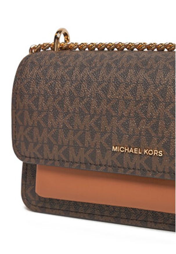 MICHAEL Michael Kors Torebka Claire 30R5GC7L3B Brązowy. Kolor: brązowy. Materiał: skórzane