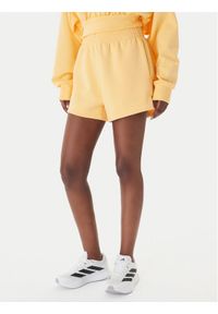 Adidas - adidas Szorty sportowe Soft Lux KA6998 Pomarańczowy Loose Fit. Kolor: pomarańczowy. Materiał: syntetyk #1