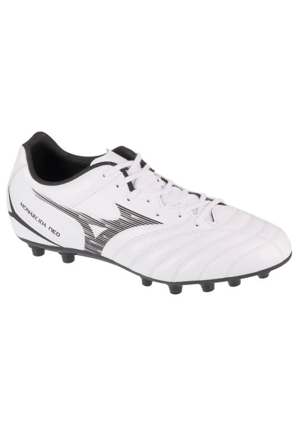 Buty piłkarskie Mizuno Monarcida Neo Iii Select Ag M P1GA242609 białe. Zapięcie: sznurówki. Kolor: biały. Materiał: syntetyk, skóra, guma. Sport: piłka nożna