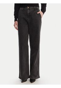 Artigli Jeansy Palazzo Vita Alta ADDE003646 Czarny Wide Leg. Kolor: czarny