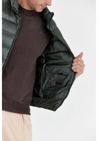 Blauer USA - BLAUER Ciemnozielona puchowa kurtka męska SETH, Rozmiar 3XL. Kolor: zielony. Materiał: puch #5
