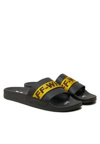 OFF-WHITE - Off-White Klapki OMIC001S21MAT0031018 Czarny. Kolor: czarny. Materiał: skóra #3