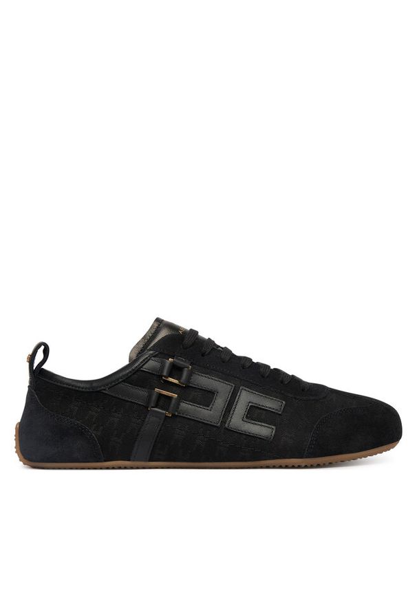 Sneakersy Elisabetta Franchi. Kolor: czarny