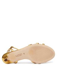 Lauren Ralph Lauren - LAUREN RALPH LAUREN Sandały Kendyl 802P10398001 Złoty. Kolor: złoty. Materiał: skóra #2