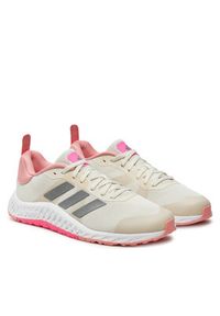 Adidas - adidas Buty na siłownię Everyset Trainer ID8661 Beżowy. Kolor: beżowy. Materiał: mesh, materiał. Sport: fitness #5