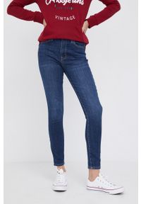 GAP Jeansy damskie high waist. Stan: podwyższony. Kolor: niebieski #1