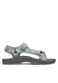 Jack Wolfskin Sandały Wave Breaker 4050291 Zielony. Kolor: zielony. Materiał: materiał