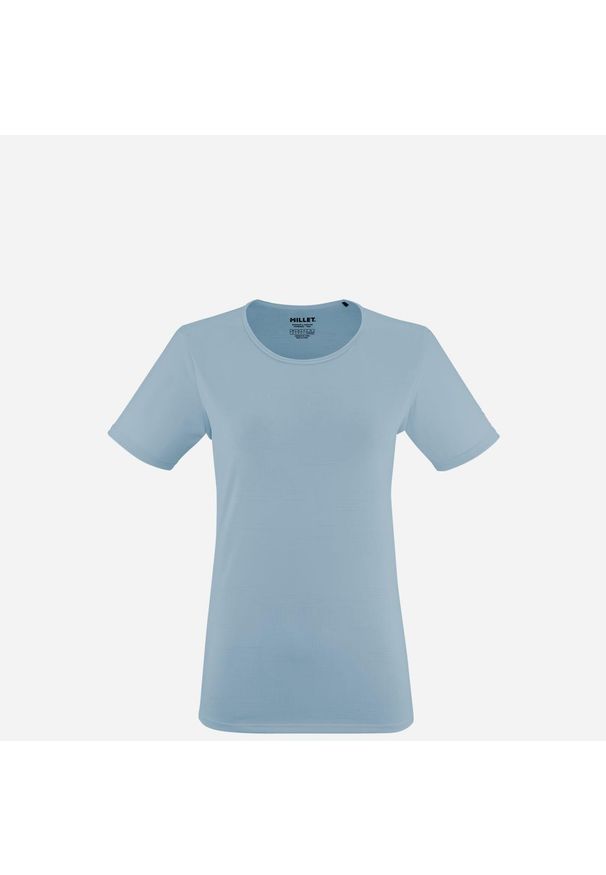 Koszulka damska z krótkim rękawem Millet Wanaka Light Ts Ss W active fit. Kolor: niebieski. Materiał: tkanina. Długość rękawa: krótki rękaw. Długość: krótkie. Sport: turystyka piesza