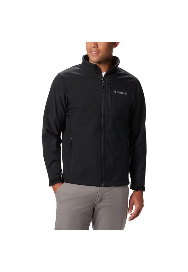 columbia - Kurtka softshell męska Columbia Ascender Softshell. Kolor: czarny. Materiał: softshell. Sezon: zima
