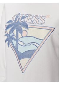 Guess Bluza W4GQ11 KBK32 Biały Relaxed Fit. Kolor: biały. Materiał: syntetyk #6