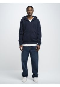 Big-Star - Spodnie jeans męskie loose Isaac 454. Kolor: niebieski. Styl: elegancki #7