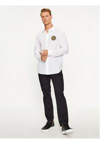 Just Cavalli Koszula 75OALYS4 Biały Slim Fit. Kolor: biały. Materiał: bawełna #2
