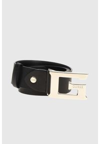 Guess - GUESS Czarny pasek damski Masie, Rozmiar XS. Kolor: czarny