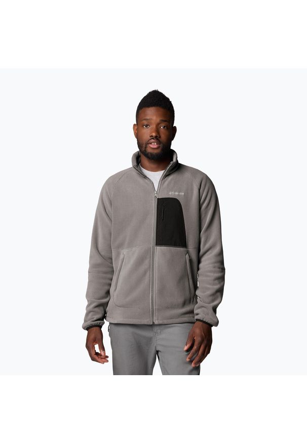 columbia - Bluza polarowa męska Columbia Rapid Expedition II Full Zip Fleece. Kolor: szary. Materiał: polar