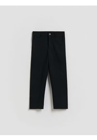 Reserved - Spodnie slim - czarny. Kolor: czarny. Materiał: tkanina, wiskoza